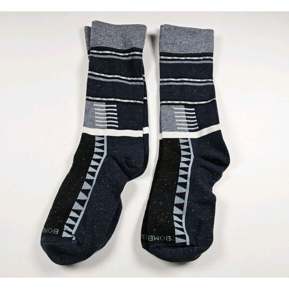 Bombas Lightweight Crew Socks Lot Of 2 Pairs Size M - Picture 1 of 2